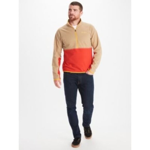 Marmot Men's Rocklin 1/2 Zip Fleece, Shetland/Cairo Color, Size S, NWT - Picture 3 of 3